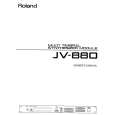 ROLAND JV-880 Manual de Usuario