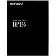 ROLAND HP136 Manual de Usuario
