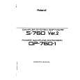 ROLAND S-760 V2 Manual de Usuario