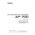 ROLAND AP-700 Manual de Usuario