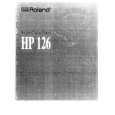 ROLAND HP126 Manual de Usuario